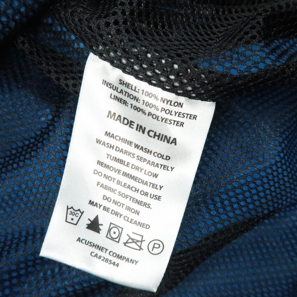 FootJoy Jacket Mens XL Black‎ Insulated Golf Zip Edgewood Valley Country Club - Picture 6 of 12